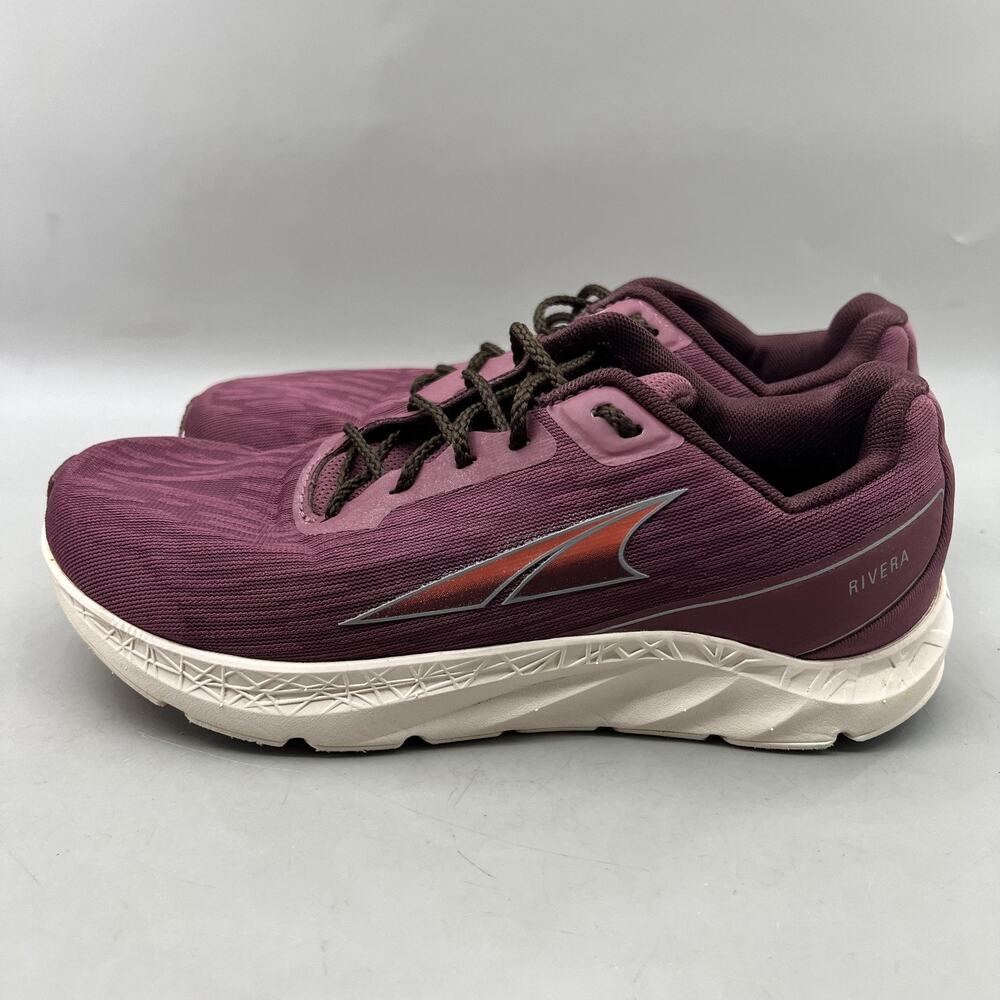 Altra Rivera Running Shoes Women Size 7 Purple Mesh Comfort Cushion Low Sneakers - Picture 3 of 9